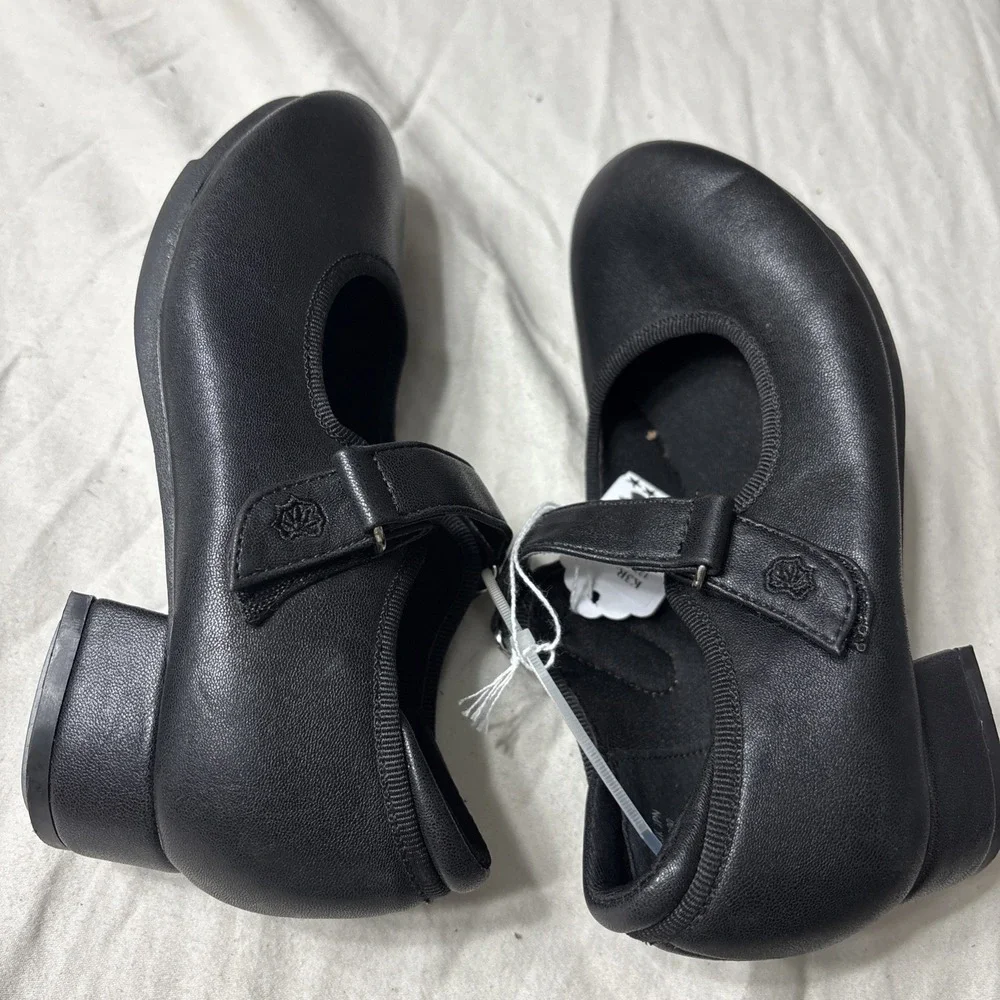 Dream Pairs Little Girl Tap Dance Shoes Mary Jane Easy Strap Black Size 13